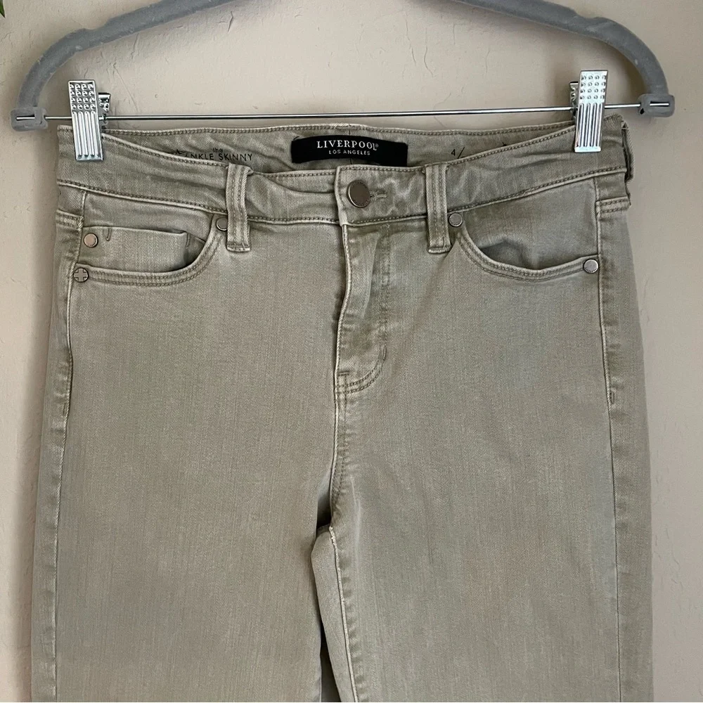 Liverpool Green Jeans - Picture 3 of 8